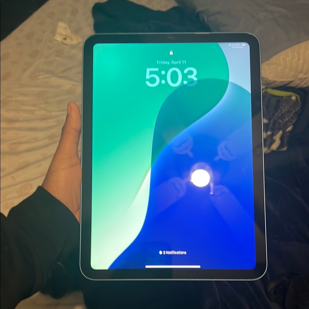 Black Tablet with Silver Trim